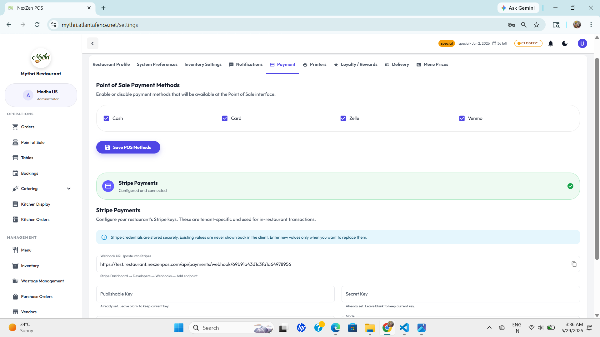 Payment Configuration